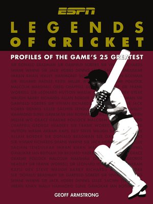 cover image of Legends of Cricket